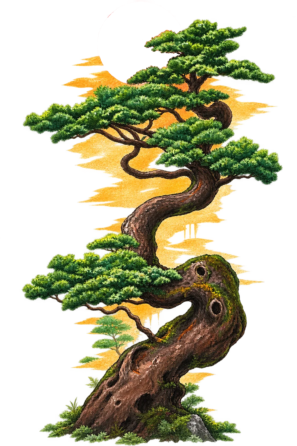 Chaya duvar resmi — bonsai